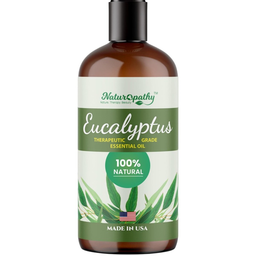 Naturopathy Eucalyptus Essential Oil, Therapeutic Grade, Premium Quality Perfect for Aromatherapy (16 fl oz)