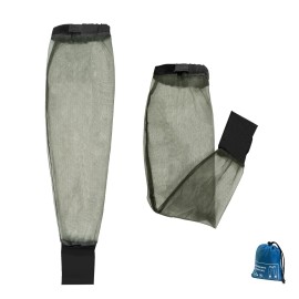 South to East Premium Mosquito Sleeves for Insect, Pack of 2, Fly & Bug Protection | No-See-Um Net for Camping, Hiking, Fishing, Gardening, Safari, Adjustablbe Arm Nettng for Adults, 1 Carrybag