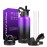 Water Bottle Insulated 32oz 40oz 64oz 128oz Straw Lid Spout Lid & 3 Lids, Leak Proof, Vacuum Insulated,Stainless Steel Water Bottle Wide Mouth for Sports, Gym or Office (Purple Black, 32 oz)