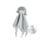 CREVENT Cozy Plush Baby Security Blanket, Loveys for Baby Girls and Boys, Birthday (Penguin)