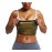 BODYSUNER Waist Trainer Trimmer Sweat Belt Band for Women Lower Belly Fat Sauna Slimming Belt Suit Workout (Black-gold, 2xl3xl)