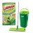 Libman Rinse \'n Wring Mop and Bucket System | Microfiber Floor Mop | Hardwood Floor Cleaner | Wet & Dry Mop | Clean & Dirty Water Chambers | Power Blades | 1 Total Microfiber Pad