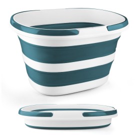 Collapsible Bucket for Cleaning, 4.2 Gallons Mop Bucket with Handle for Floor Window Car Washing, Silicone Ice Buckets for Parties Camping Fishing Beach, RV Laundry Storage Household Cleaning Supplies