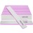 Nail Files 100/100 Grit Washable 25pcs Double Sides Nail File for Natural Nails and Poly Nail Extension Gel Fingernail Files for Nails