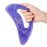 Scienlodic Gua Sha Massage Tool with Handle (Resin) Larger Guasha Body Scraping Tool for Back Legs Neck Massage, Lymphatic Drainage, Cellulite Remove - Large Light Purple