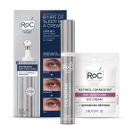 RoC Derm Correxion Retinol Eye Repair Dark Circle Cream Treatment with Niacinamide, Resveratrol, Proxygen for puffy eyes, wrinkles, and crow\'s feet with Line Smoothing Eye Packette