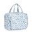 Narwey Travel Toiletry Bag for Women Large Hanging Makeup Bag Organizer Toiletries Bag for Full Size Essentials Accessories Cosmetics (Little Blue Flower (Large))