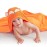 Touchat Hooded Baby Towels, Soft and Hypoallergenic Baby Bath Towels with Hood for Toddler Infant Newborn, Large and Absorbent Toddler Towels for Baby Boy Girl (Fox Kit, 35.1\'\'x35.1\'\')
