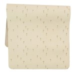 Ava + Oliver Vegan Leather Baby Changing Mat (16 X 30 in) - Multipurpose Wipeable and Portable Diaper Changing Pad - Foldable for Travel (Palm Trees)