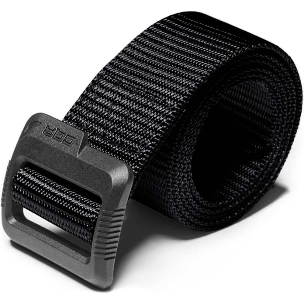 CQR Tactical Belt, Military Style Heavy Duty Belt, Webbing EDC Quick-Release Buckle, Dura Nylon Black, X-Large
