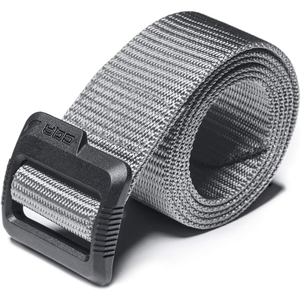CQR Tactical Belt, Military Style Heavy Duty Belt, Webbing EDC Quick-Release Buckle, Dura Nylon Grey, XX-Large