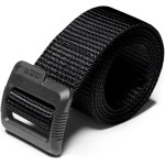 CQR Tactical Belt, Military Style Heavy Duty Belt, Webbing EDC Quick-Release Buckle, Dura Nylon Black, Large