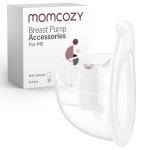 Momcozy Full Set Collector Cup Only Compatible with Momcozy M5 NOT for Others, with Double-Sealed 24mm Flanges