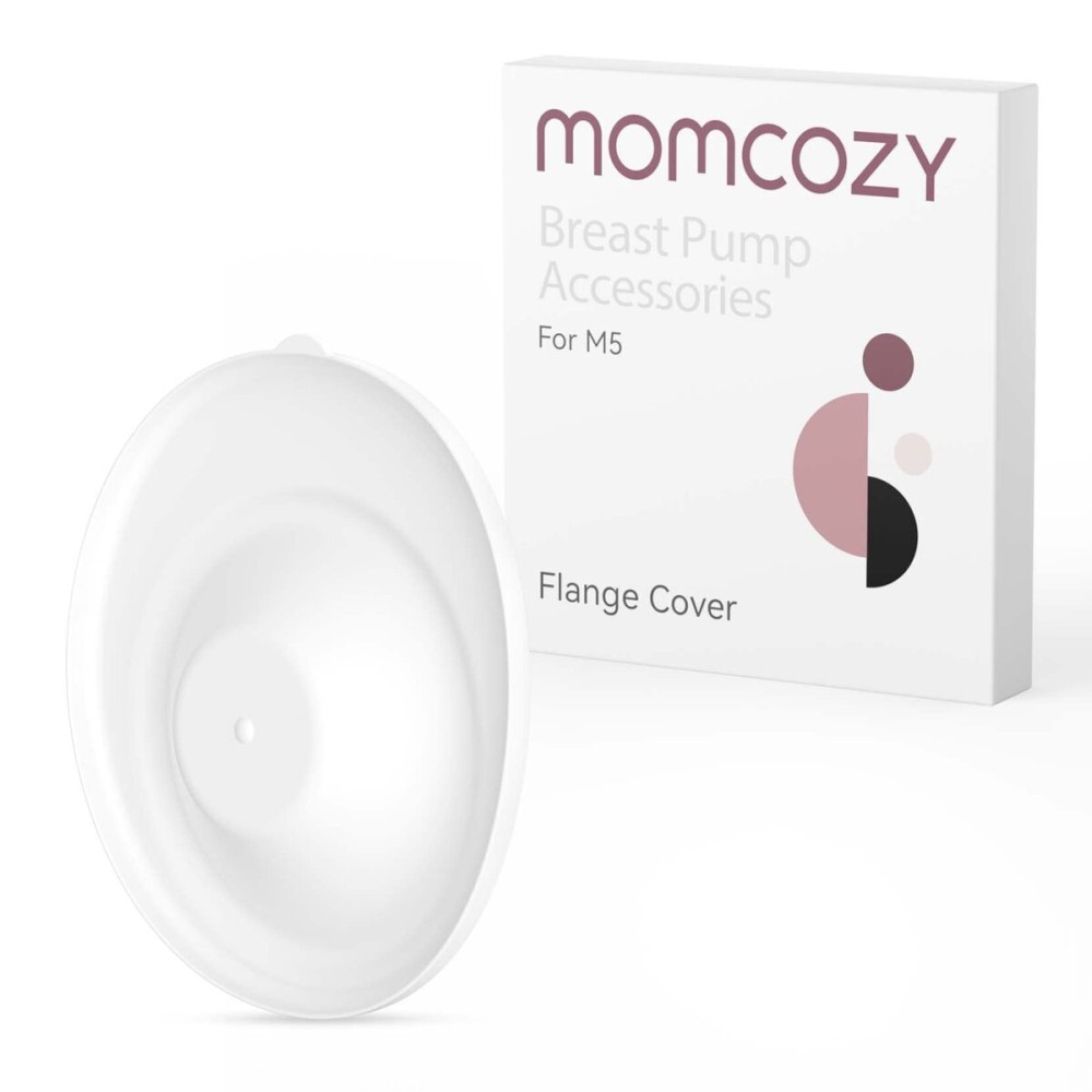 Momcozy Flange Cover Only Compatible with Momcozy M5, NOT for Others. Dust-Proof Flange Cover Original M5 Breast Pump Replacement Accessories, 1 Pack