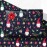 GIOLNIAY Gnome Christmas Wrapping Paper for Men Women Kids - Navy Blue Xmas Gift Wrap with Gnome & Merry Christmas Text - 4 Jumbo Sheets, 2840 Each, Easy to Store