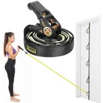 Door Anchor for Resistance Bands 5 Anchor Points, Heavy Duty Padded Door Anchor Door Hook, Must-Have Workout Exercise Bands Compatible for Loop Bands, Resistance Tube