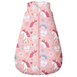 Yoofoss Baby Sleep Sack 18-24 Months, TOG 2.5 Baby Wearable Blanket with 2-Way Zipper, 100% Organic Cotton Fabric Winter Newborn Sleeping Sack, Warm Soft Comfy