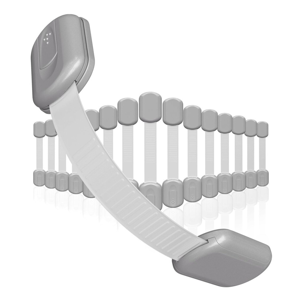 Baby Proofing Child Safety Locks (16 Pack) by Skyla Homes - The Safest, Quickest and Easiest 3M Adhesive Cabinet Latches, No Screws & Magnets, Multi-Purpose for Furniture, Kitchen, Ovens, Toilet Seats