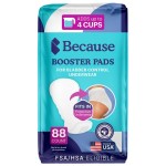 Because Overnight Booster Pads Fit All Adult Diapers, Helps Keep Your Adult Diaper Active All Night, Adds 4 Cups to Incontinence Underwear, Extra Absorbency, 88 Count