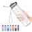 Hyeta 32 oz Water Bottles with Times to Drink and Straw, Motivational Water Bottle with Time Marker, Leakproof, Drinking Sports Water Bottle for Fitness, Gym and Outdoor
