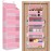 SpaceHacks 1 Pack Over The Door Organizer Hanging Storage Organizers with Clear Window 40lb Large Capacity Room Organizer for Pantry Laundry Bathroom Nursery Closet(Pink)