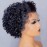 INSTASTYLE Short Curly Human Hair Wig Pixie Cut Lace Front Wigs 8inch,13x1 Pixie Cut Wig Human Hair Hd Lace Front Wigs for Black Women 8inch,Natural Black