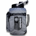 Iron Infidel Battle Bottle - One Gallon Insulated Water Bottle with Dual Carry Handles - 128 oz Tactical Stainless Steel Water Jug & Rugged Extra Large Sleeve With Storage (Betsy 128 Ounces)