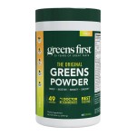 Greens First Original Greens Powder - 49 Superfoods - Organic Fruits & Veggies - Prebiotics, Probiotics & Digestive Enzymes - Antioxidant Smoothie - Dairy Free/Vegan/Non-GMO (Citrus, 60 Servings)