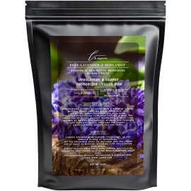 Lapew Blue Lavender & Bergamot Carpet Freshener Powder Refill 36 oz | Powerful Odor Eliminator for Home | Upholstery Deodorizer | Carpet Deodorizer | Pet Urine | Cat Litter Box