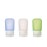 humangear GoToob Mini - Small Silicone Travel Bottles for Toiletries, Shampoo & TSA Carry-On (3-Pack, 0.9 fl oz Each)