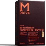 Mdrive Boost and Burn Testosterone Booster and Fat Burner for Men, Energy, Strength, Stress Relief, KSM-66 Ashwagandha, Advantra Z, Chromax, 30 Capsules