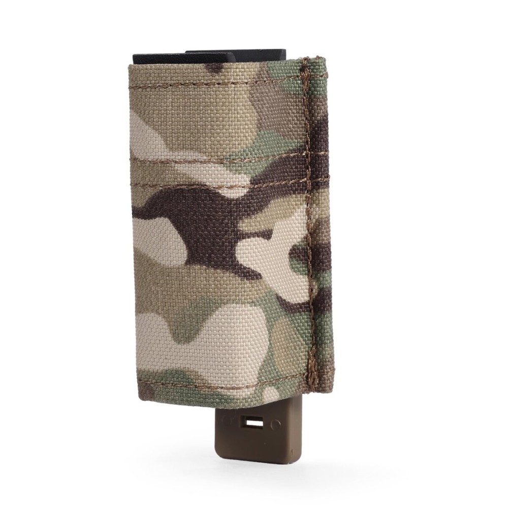 VISMIX Pistol Magazine Pouch, Single 9mm Mag Pouch with Quick Release Kydex Insert and MOLLE System Compatible-Single Mag Pouch Camo