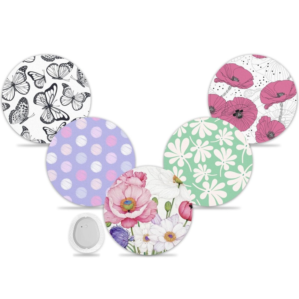 funpatch G7 Over Patches 20 Pack Waterproof Adhesive Patch for Dexcom G7 & Stelo CGM Tape Non-Glue Central Stelo Overpatch Hypoallergenic & Latex-Free Long Stay for 15 Days