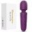 KINGWAND Handheld Personal Mini Massager - Waterproof, USB Rechargeable, 10 Vibration - Perfect on Back Legs Hand Pains and Sports Recovery(Purple)