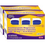 Ohm Esomeprazole Magnesium Delayed Release Capsules 20mg - Frequent Heartburn & Acid Reflux Relief, 24 Hour Chest & Stomach Acid Reducer (12 Weeks of Supply, 84, Count)