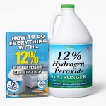 Nature\'s Freedom 12% Hydrogen Peroxide, 1 Gallon with How to Do Everything with 12% Hydrogen Peroxide Cleaning Book - Pure H2O2 for Home & Surface Cleaning