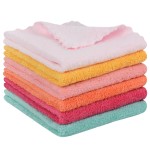 Microfiber Face Cloth Reusable Makeup Remover Facial Cleansing Towel Ultra Soft Face Washcloth 12inchx12inch