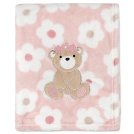 Plush Fleece Throw and Receiving Baby Blankets for Boys and Girls 30x36