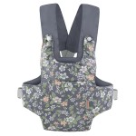 GAGAKU Baby Doll Carrier for Toddlers, Kids Toy Reborn Dolls Carrier for Little Girls, Baby Dolls Accessories - Gray - Leaf