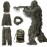DoCred 5 in 1 Ghillie Suit, 3D Camouflage Hunting Apparel w/Jacket, Pants, Hood, Carry Bag for Adults/Youth, S/M/L/XL/XXL
