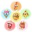 Reusable Kid Ice Packs for Injury, Boo Boo, 6 Pcs, FSA Eligible HSA, Hot Cold Therapy, Baby Gas Relief, Toothache, Toddler Fever, Kindergarten Classroom Must Haves Get Well Item for Child (Food Buddy)