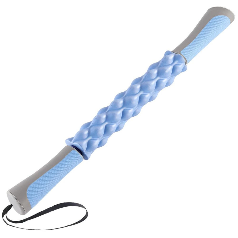 MZDXJ Muscle Roller,EVA Material, Massage Roller Stick for Athletes and Office Workers, Relieves Muscle Tension and Pain(EVA Blue)