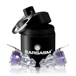 Eargasm High Fidelity Hyperviolet Purple Earplugs - Noise Reducing Ear-Plugs for Hearing Protection at Concerts, Music Festivals, Loud Environments, Live Events, Sporting Events