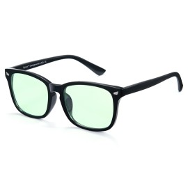 Cyxus Light Green Blue Light Glasses for Men Women Reduce Eyestrain UV Protection for Computer Screen 8082G01