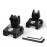 OZARK ARMAMENT Fiber Optic Flip Up Iron Sights - Flip Up Sights Rail Mounted Battle Sights - Front and Rear Sight Set