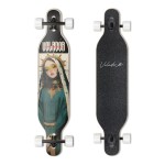 VOLADOR Urban Freeride Pro Longboard| Adaptive Cruiser 42inch| North America Maple| Camber Concave Drop Through Longboard Complete| Setup for Urban Commuting(Mary)