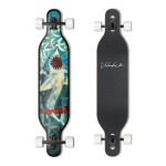 VOLADOR Urban Freeride Pro Longboard| Adaptive Cruiser 42inch| North America Maple| Camber Concave Drop Through Longboard Complete| Setup for Urban Commuting (Jaws)