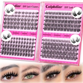 Wispy Lash Clusters Natural Eyelashes Clusters 4 Styles Fairy Cluster Eyelash Extensions 220pcs Cluster Lashes C Curly Manga Individual Lashes 10-18mm DIY Lash Extension Natural Look by calphdiar