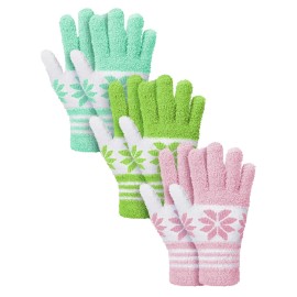 Patelai 3 Pairs Microfiber Plant Dusting Gloves Leaf Cleaning Gloves for Indoor Plants, Blinds, Furniture, House(Yellow, Pink, Blue, White,Medium)