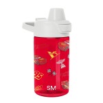 Simple Modern Disney Kids Tritan Plastic Summit Water Bottle | 12 oz BPA-Free Cup with Covered Leak Proof Straw Lid for Boys, Toddlers | Cars Lightning Speed